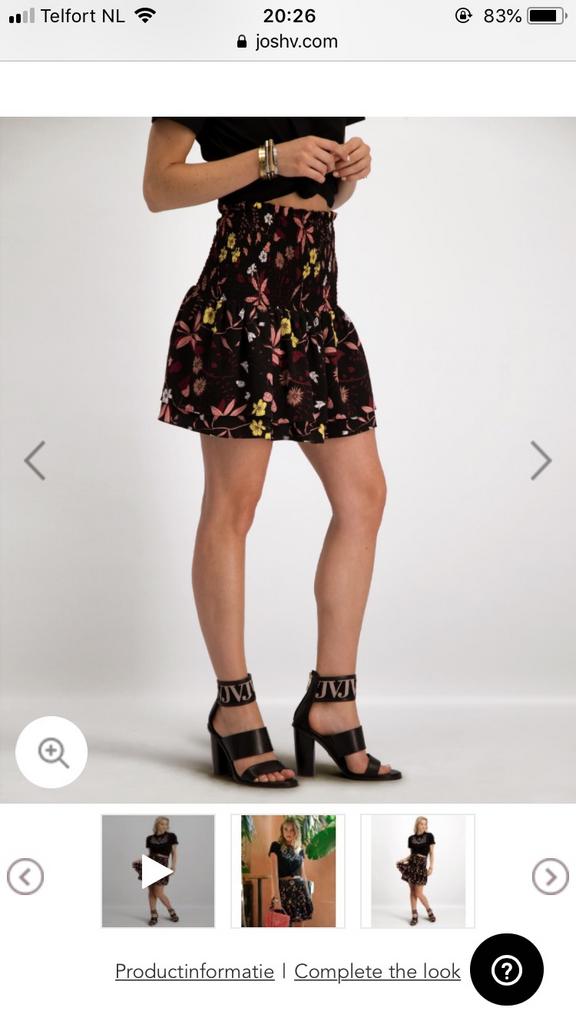 Josh V rok, Kleding | Dames, Rokken, Zwart, Nieuw, Ophalen of Verzenden, Maat 34 (XS) of kleiner