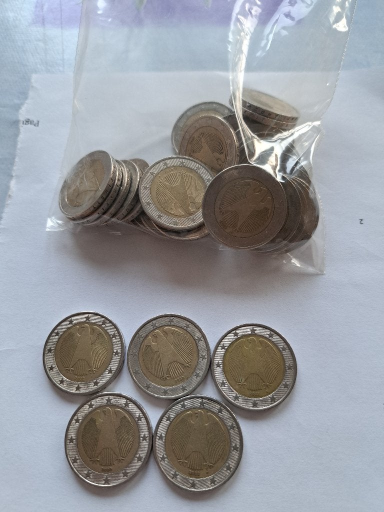 2 Euromunten, Duitsland, Ophalen of Verzenden, 1990 tot heden, Postfris
