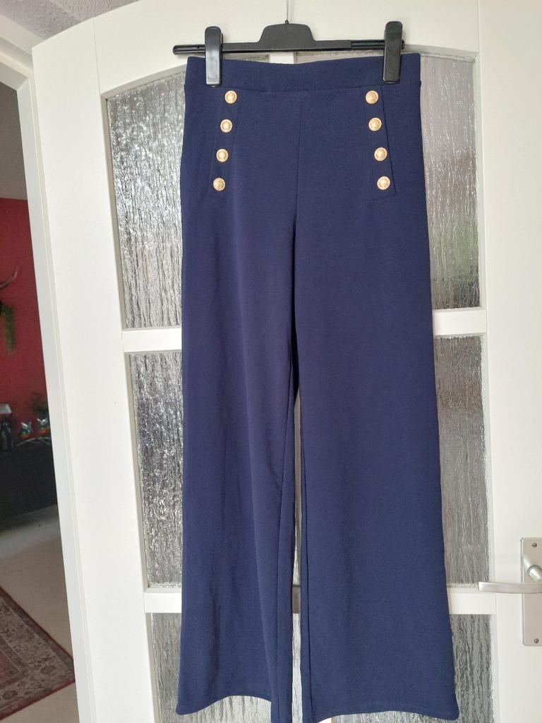 Blauwe broek van H&M/S, Ophalen of Verzenden, Nieuw, Blauw, Lang