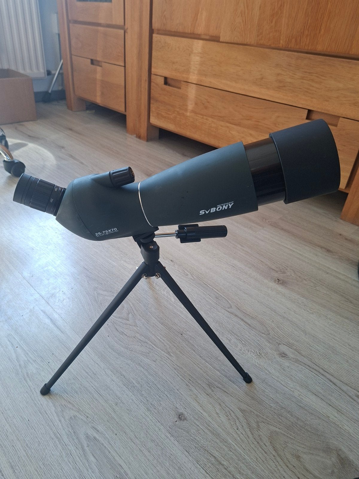 SVBONY 25-75x70 Spotting Scope met Statief, Lenzentelescoop (refractor), 80 tot 200 mm, Met statief, Ophalen of Verzenden