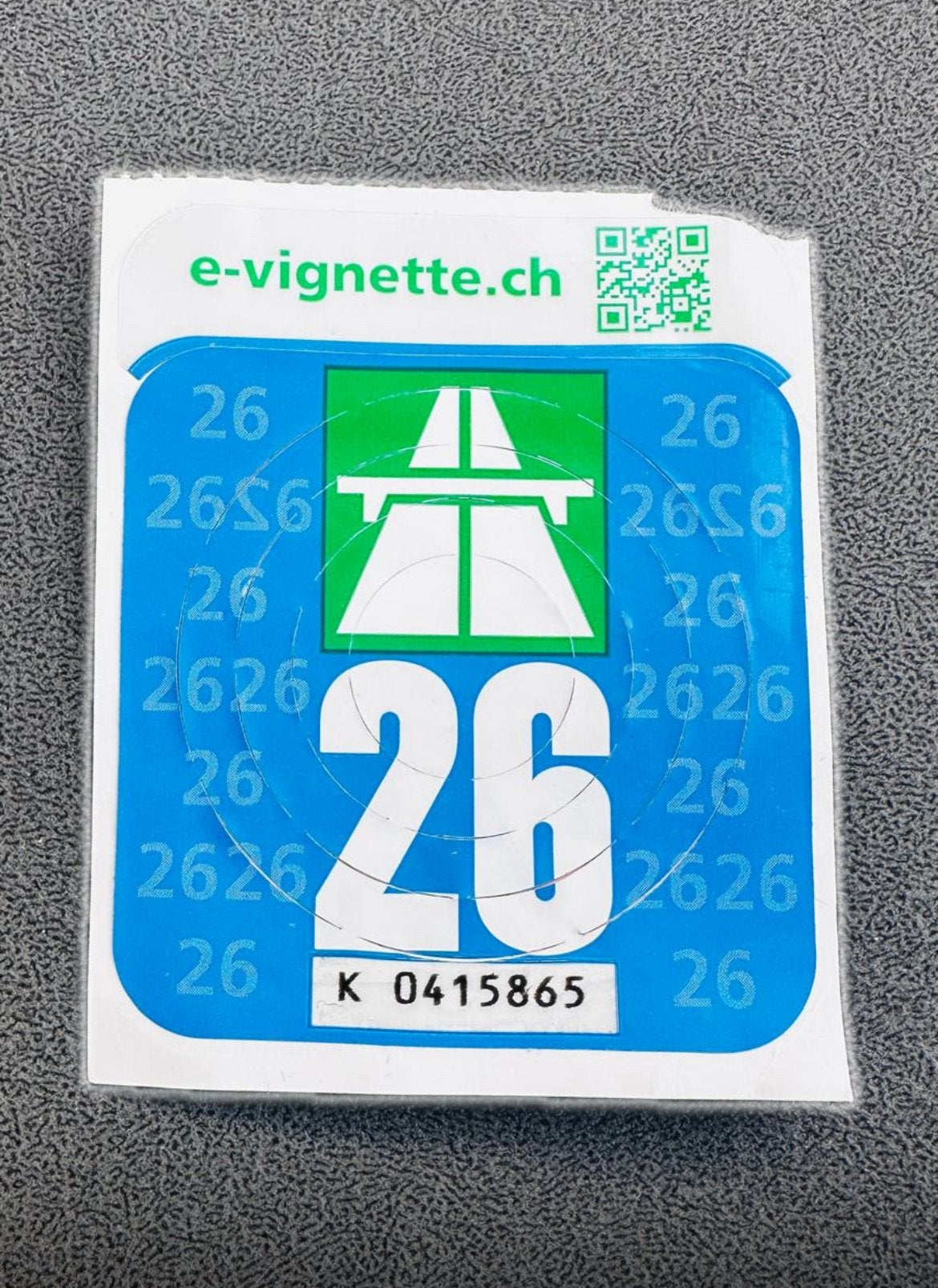 Zwitserland autobaan sticker vingette, Tickets en Kaartjes, Drie personen of meer