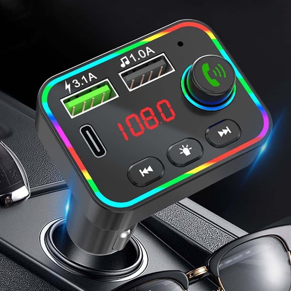 Bluetooth 5.0 Car MP3 Player Radio FM Transmitter LEDDisplay, Auto diversen, Carkits, Ophalen, Nieuw
