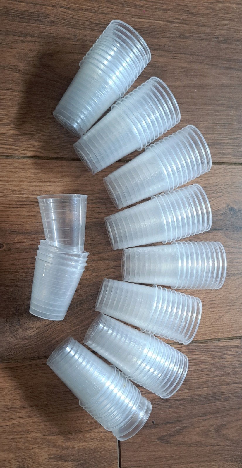 85 Kl maatbekers van 30 ml - Ideaal voor div. doeleinden, Overige typen, Kunststof, Onbekend, Ophalen of Verzenden