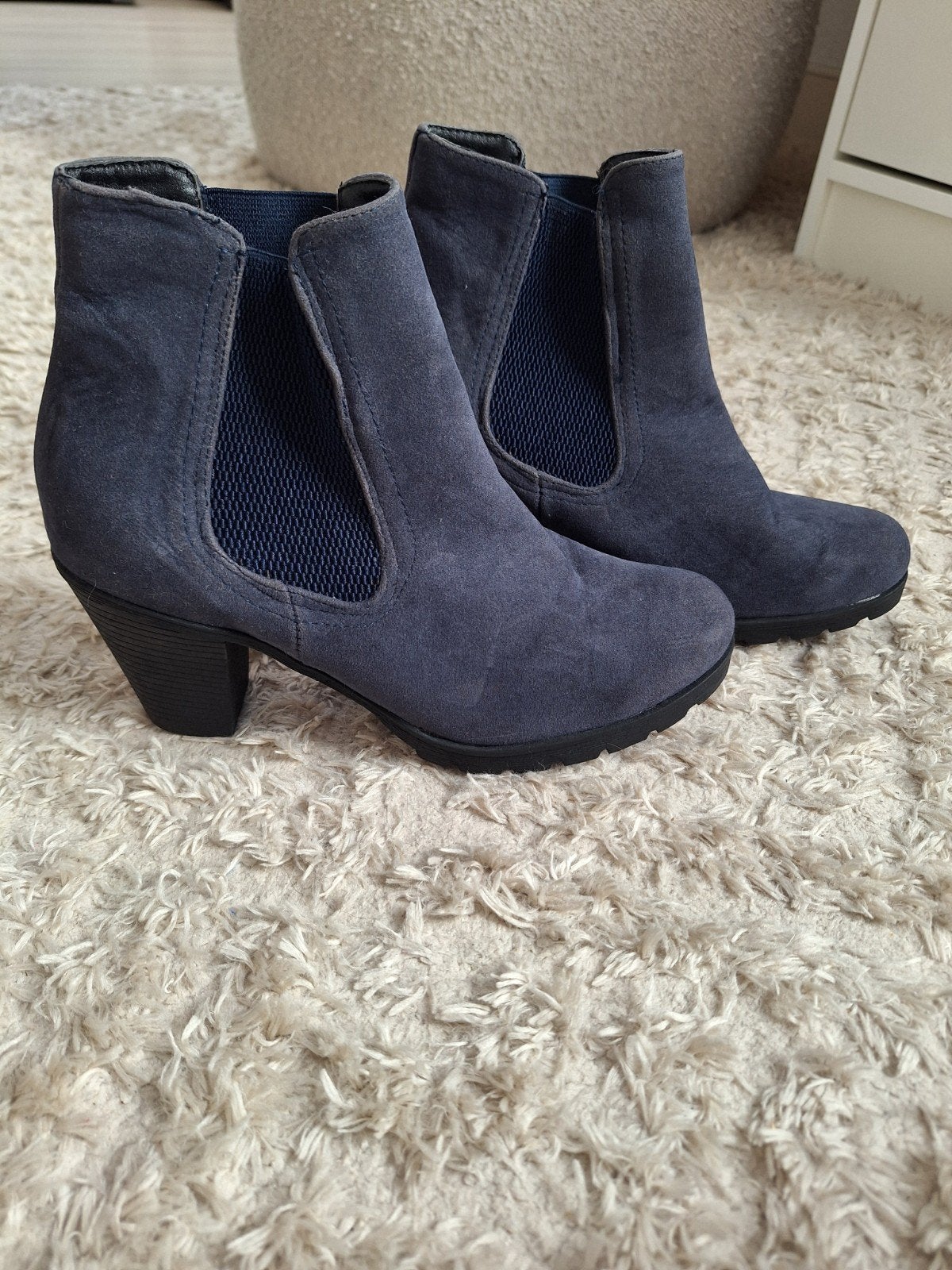leuke enkellaarsjes, Blauw, Lage of Enkellaarzen, Ophalen of Verzenden, Zo goed als nieuw