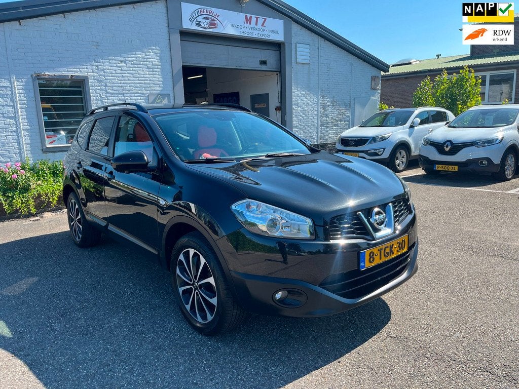 Nissan Qashqai +2 1.6 Tekna| 360 VIEW|PANO|7 Persoons, Auto's, Nissan, Voorwielaandrijving, Euro 5, 4 cilinders, Zwart