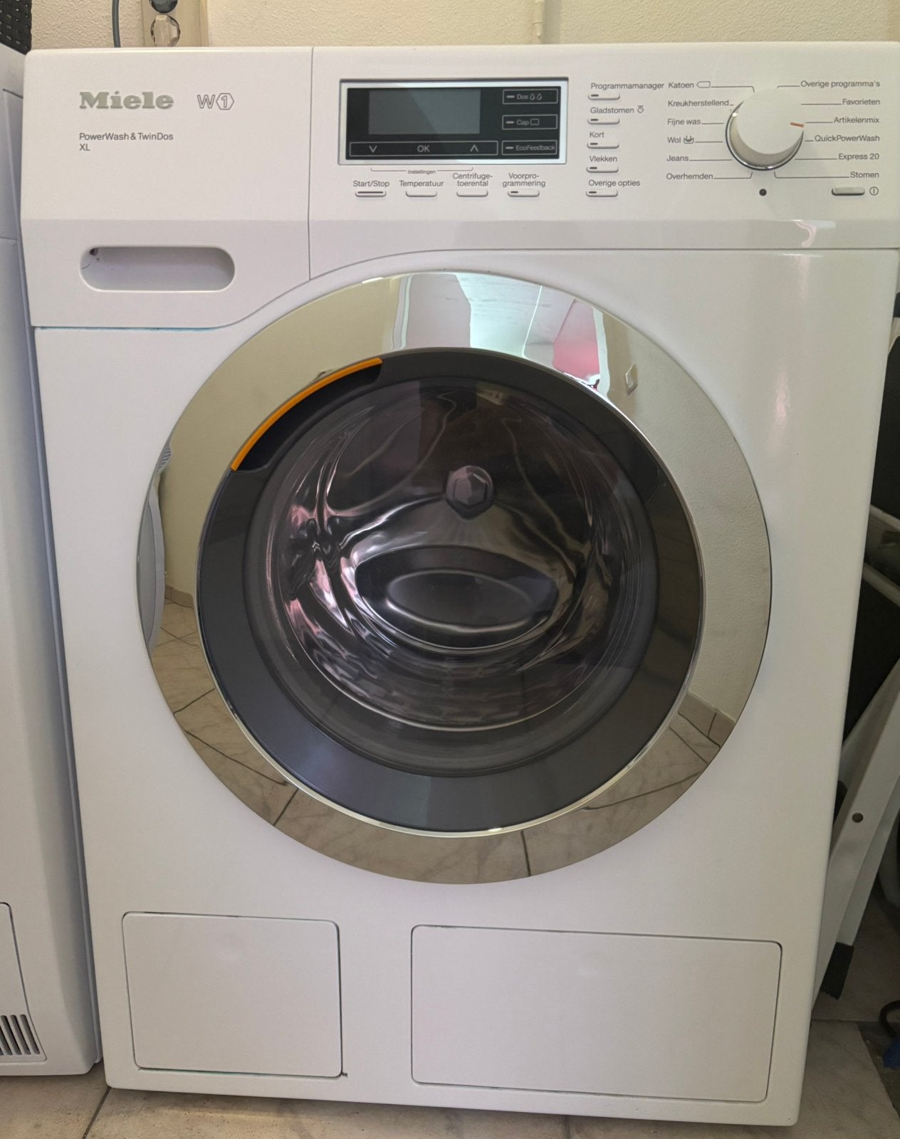 Miele 9 kg inhoud wasmachine Powerwash& TwinDos XL, Witgoed en Apparatuur, Wasmachines, Ophalen, Gebruikt, 8 tot 10 kg, 1600 toeren of meer