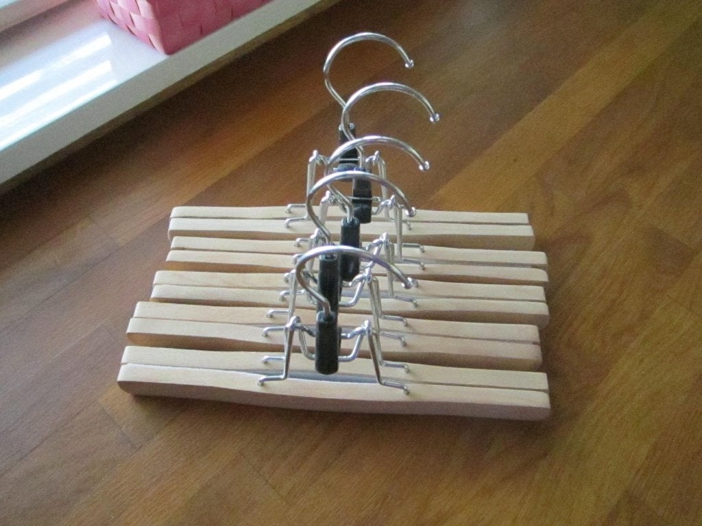 5 stropdas/broek hangers., Ophalen of Verzenden, Nieuw, Hout