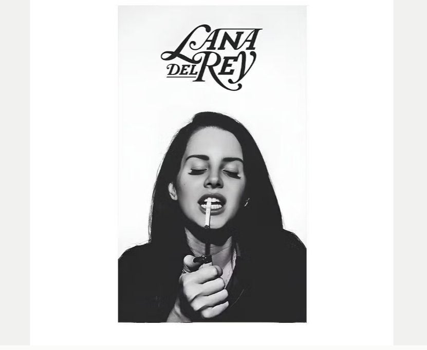 Grote vlaggen Lana Del Rey (150x90cm), Ophalen of Verzenden, Nieuw