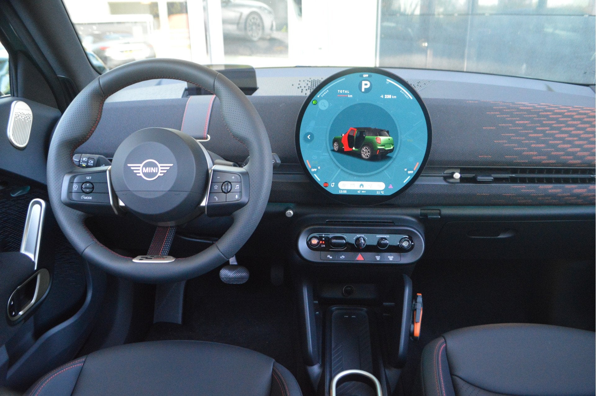 MINI Aceman E / John Cooper Works / Pakket L / 19" JCW Lap S, Auto's, Mini, Met garantie (alle), Leder en Stof, Origineel Nederlands