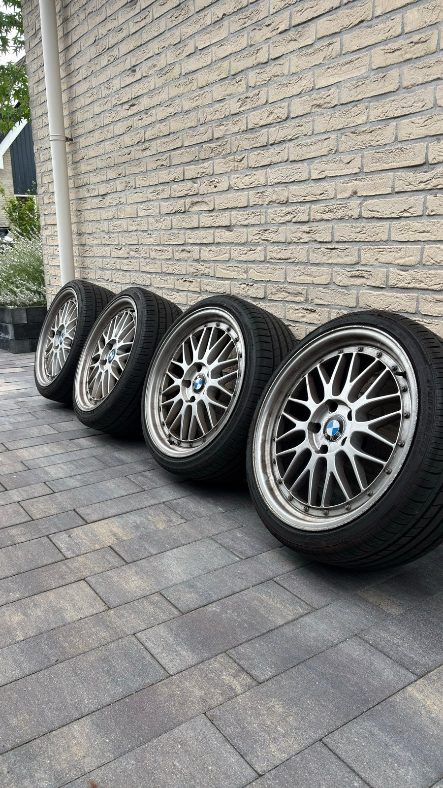 BMW bbs lemans reps 19 inch 5x120, Gebruikt, Banden en Velgen, Personenwagen, Ophalen