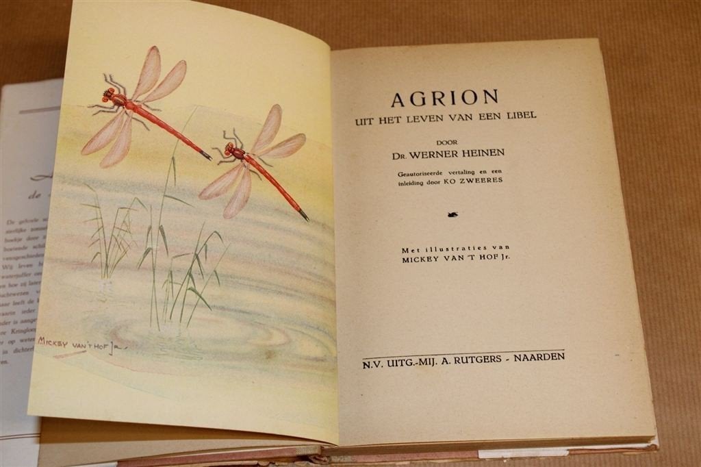 Agrion [1941] — Uit het Leven van een Libel — Vintage, Boeken, Ophalen of Verzenden, Gelezen, Honden