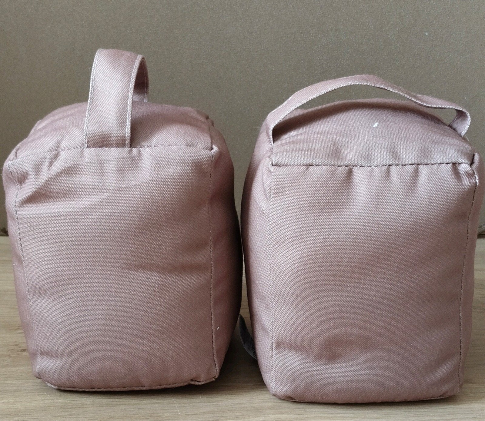 Set van 2 bruin/beige stoffen deurstoppers, Binnen, Verzenden, Nieuw, Bruin