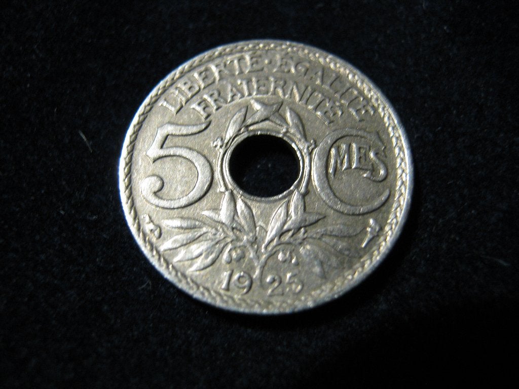 Frankrijk 5 Centimes 1925 #341, Ophalen of Verzenden, Frankrijk, Losse munt
