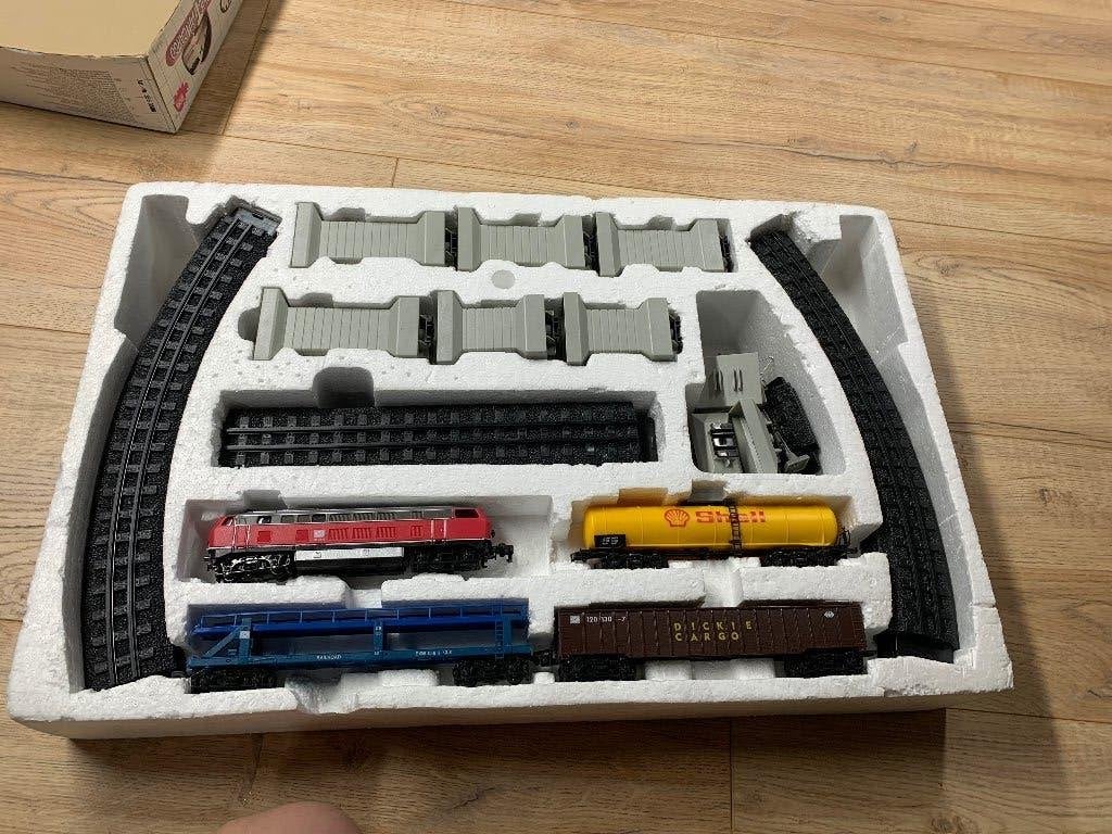 Dickie Train Cargo - Complete Treinset met Brug en Rails, Ophalen, Gebruikt, Compleet, Lego