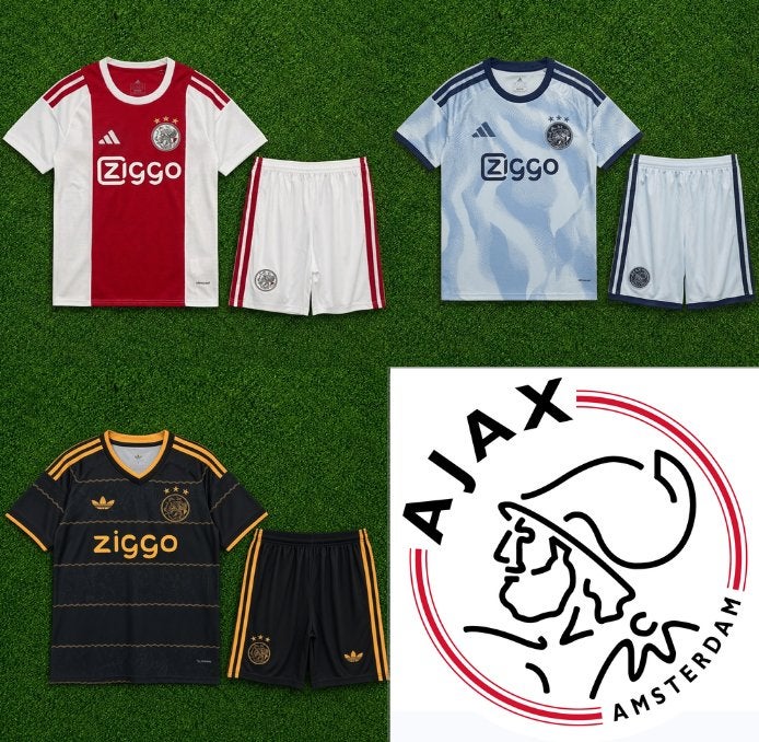 Ajax Tenue Shirt Trainingspak Retro Kinderen en Volwassenen, Maat XS of kleiner, Verzenden, Nieuw, Set