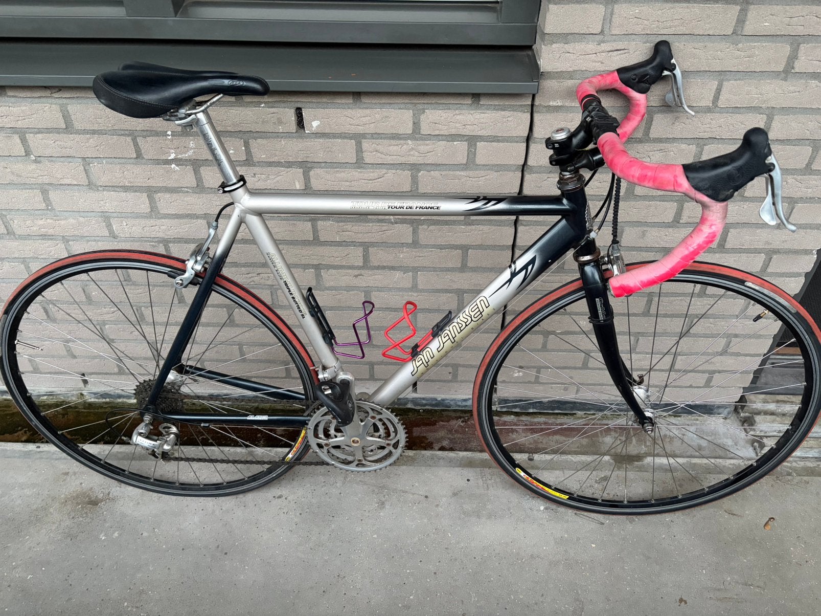 Jan Janssen Dames Wielrenfiets - 56 cm frame, 28 inch, Gebruikt, Velgrem, Aluminium