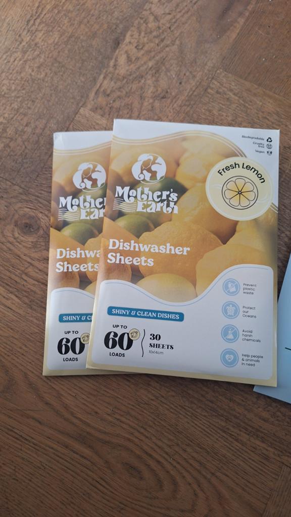 Mother's Earth Vaatwasser Doekjes - 2 Nieuwe Doosjes, Ophalen of Verzenden, Nieuw, Minder dan 85 cm