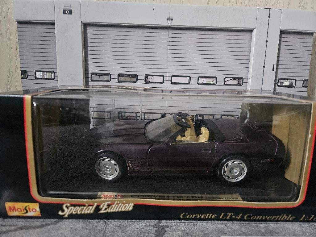 Maisto Chevrolet Corvette LT-4 1996 1/18 in ovp, Ophalen of Verzenden, Zo goed als nieuw, Auto, Maisto