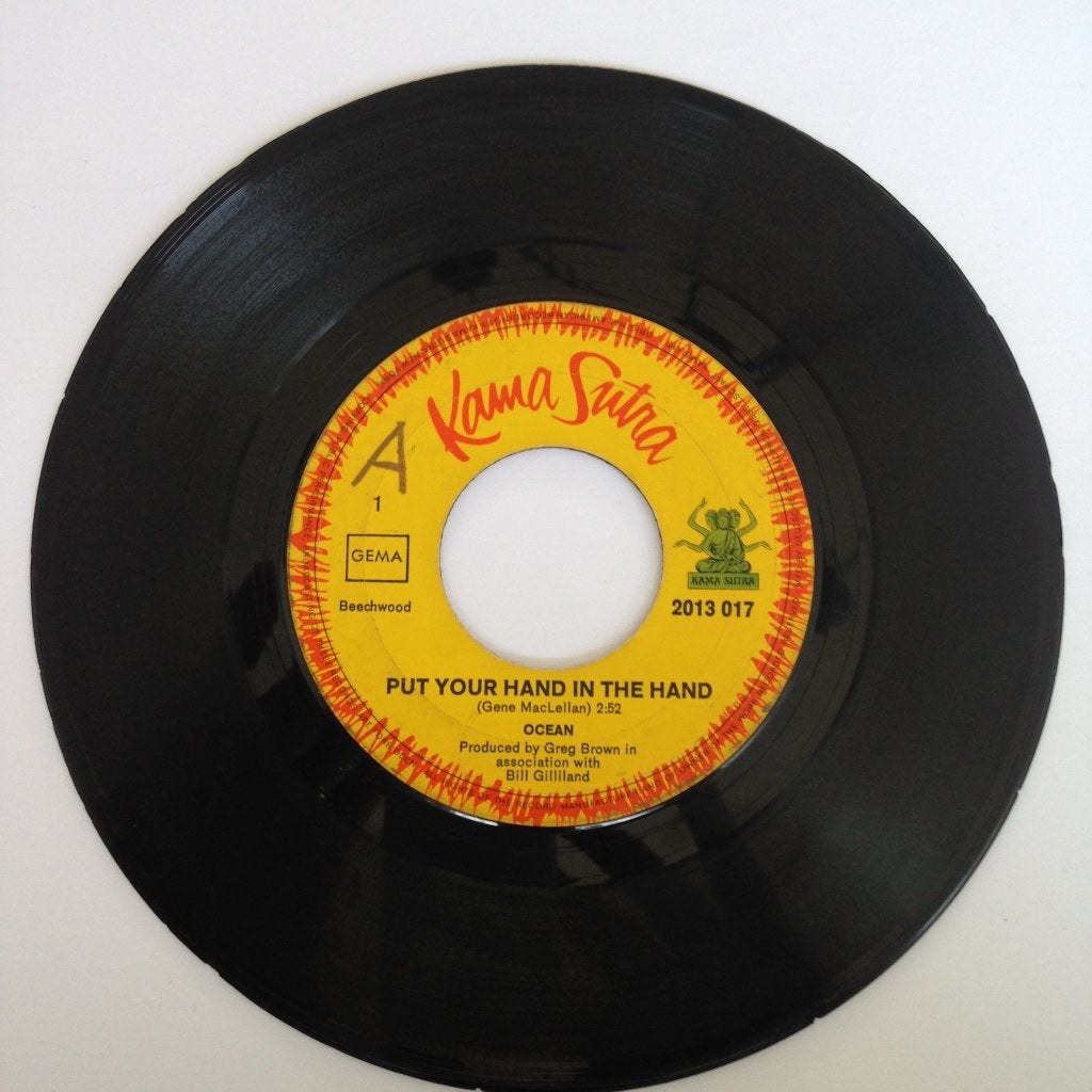 Ocean Put Your Hand In The Hand 7" Kama Sutra 70s 1971 folk, Gebruikt, 7 inch, Ophalen of Verzenden, Pop