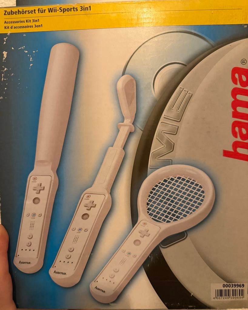 Complete 3-in1 accessoires kit voor wii merk Hama, Ophalen of Verzenden, Zo goed als nieuw, Sport, 3 spelers of meer