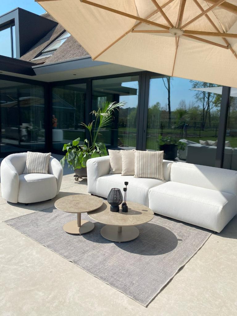 Homes elementen buitenbank bij Miltonhouse, Ophalen, Nieuw, Overige materialen