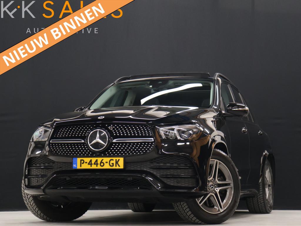 Mercedes-Benz GLE 350 e 4MATIC AMG Sport [SCHUIFKANTELDAK, B, Auto's, Gebruikt, 4 cilinders, GLE, Zwart