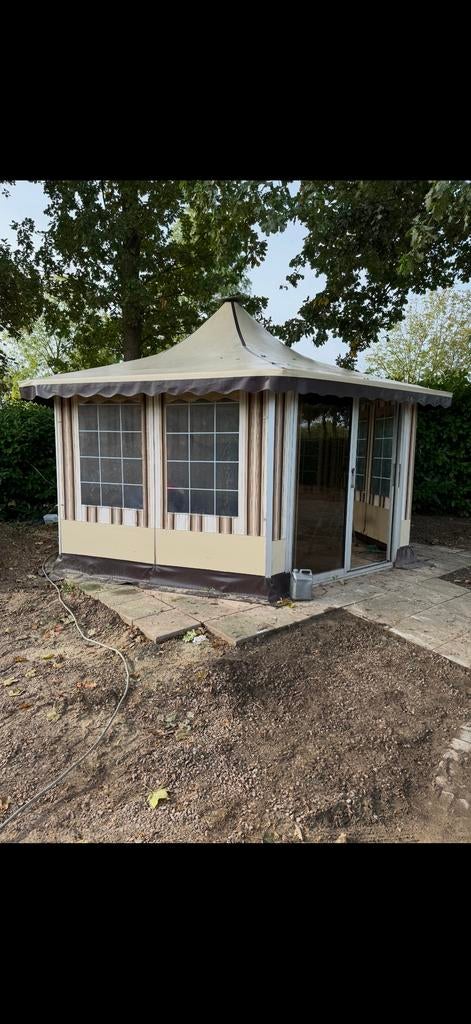 Mooie tuinkamer paviljoen Ben Heijltjes Roermond, Gebruikt, 4 tot 6 meter, Paviljoen, 2 meter of meer