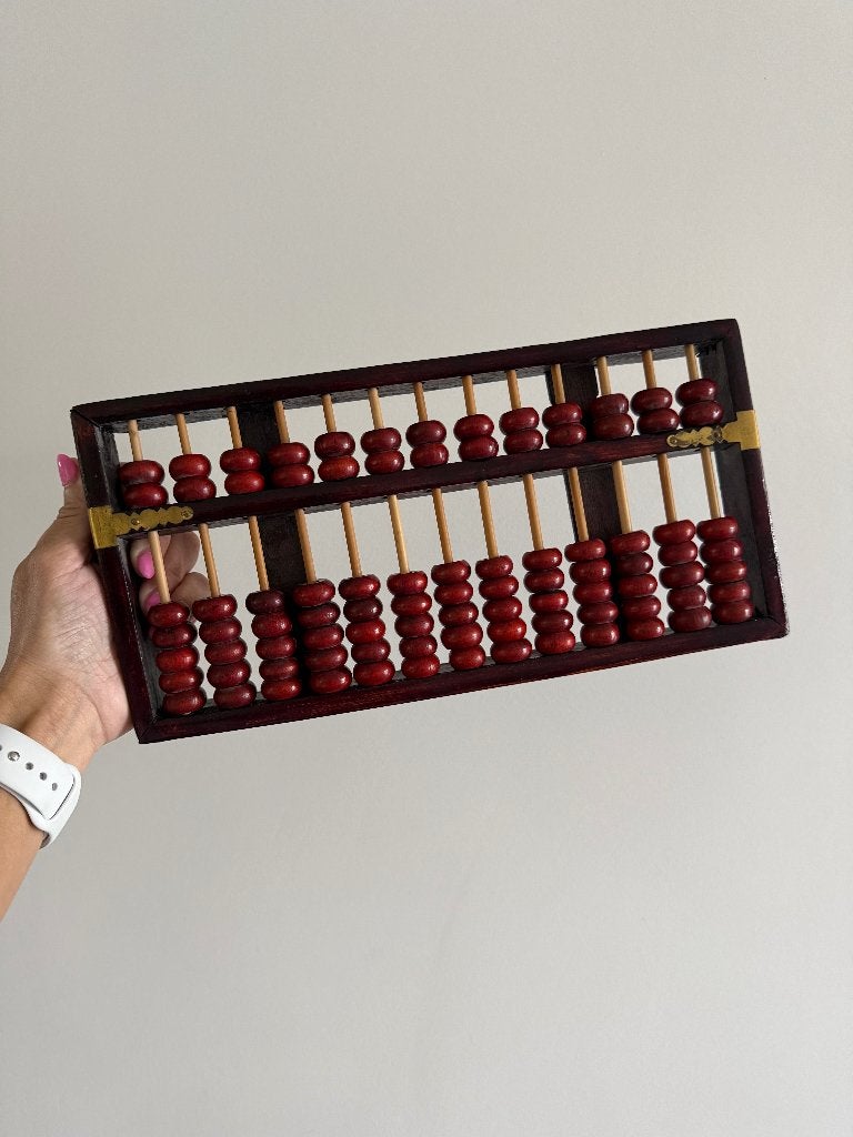 Very good vintage Chinese abacus Diamond telraam 91 kralen, Ophalen of Verzenden, Zo goed als nieuw