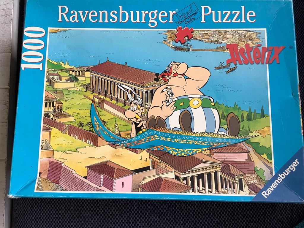 Asterix en Obelix puzzel Ravensburger 1000 stukjes, Ophalen of Verzenden, 500 t/m 1500 stukjes, Zo goed als nieuw