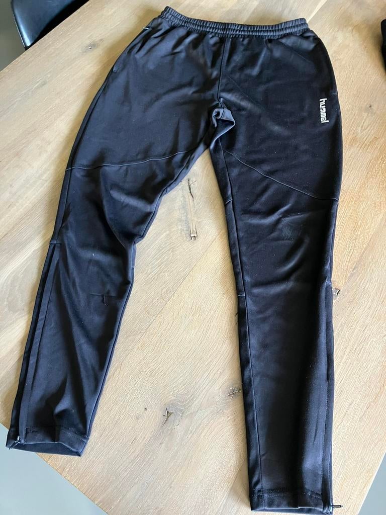 Trainingsbroek Hummel mtS, Kleding | Heren, Sportkleding, Zwart, Ophalen of Verzenden, Voetbal, Gedragen