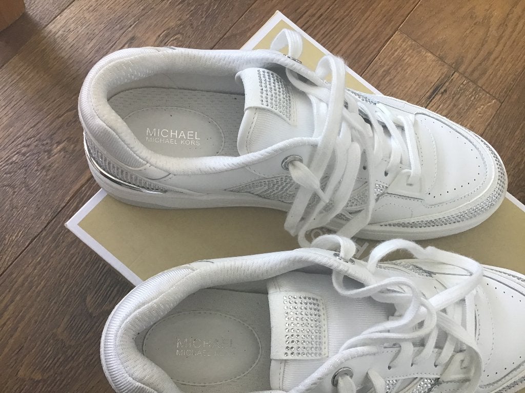 Sneakers wit met stras, Michael Kors, Wit, Nieuw, Ophalen of Verzenden