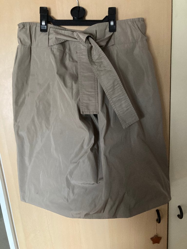 wijdere  katoenen rok met strik mt  38,  weekend, Maat 38/40 (M), Ophalen of Verzenden, Gedragen, Boven de knie