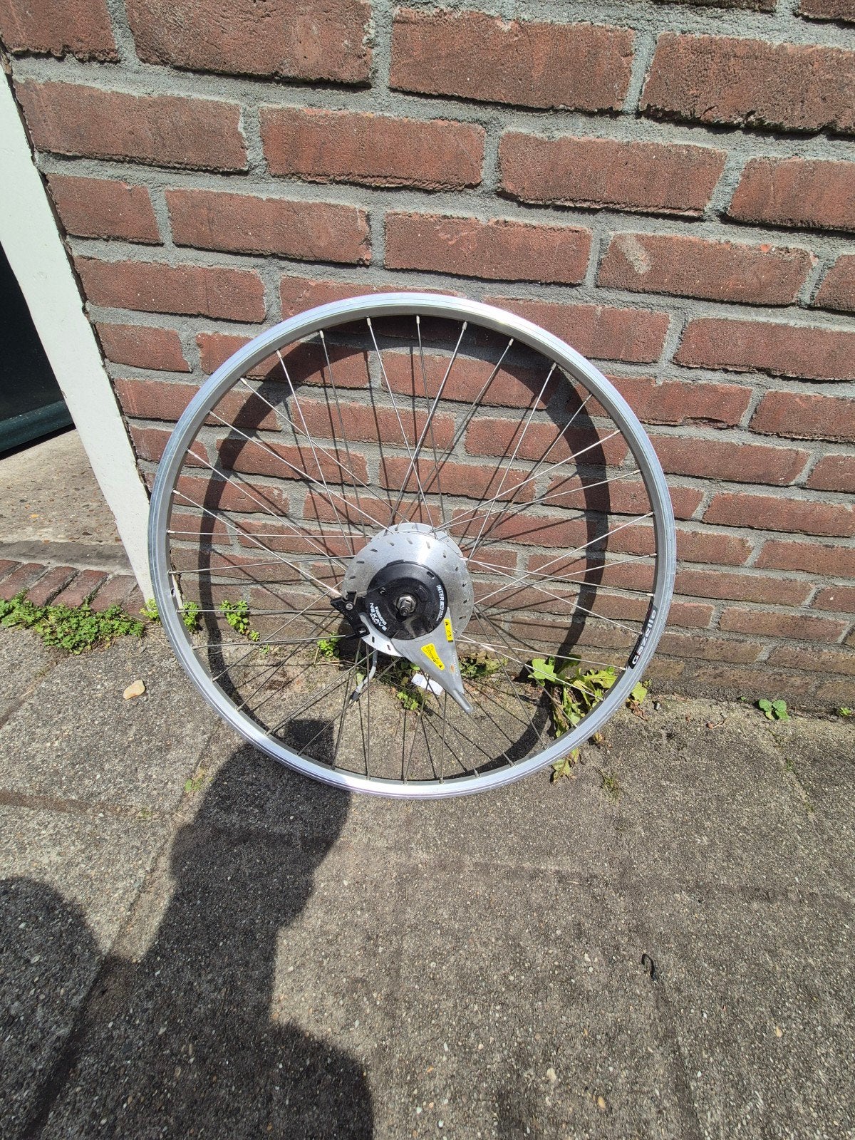 Gazelle orange front viel met motor, Ophalen, Motor