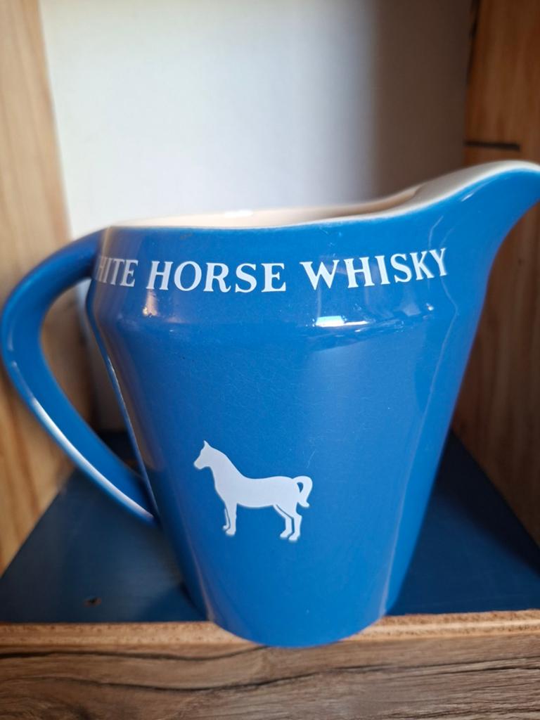 Vintage White Horse Whisky kan - Wade Regor England, Ophalen of Verzenden