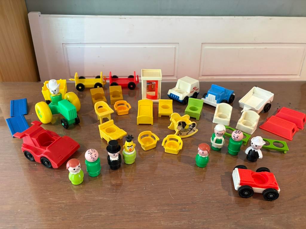 Diversen onderdelen vintage fisherprice, Ophalen of Verzenden, Gebruikt