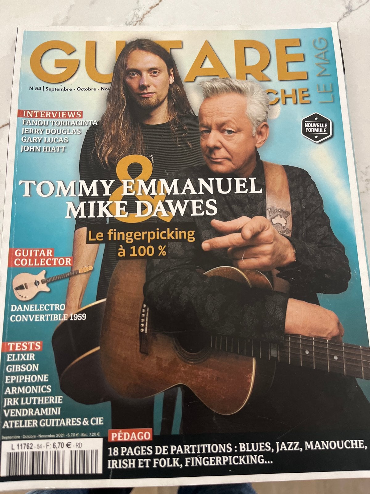 Guitare Sèche Magazine N54 - Tommy Emmanuel & Mike Dawes, Ophalen of Verzenden, Zo goed als nieuw, Instrument