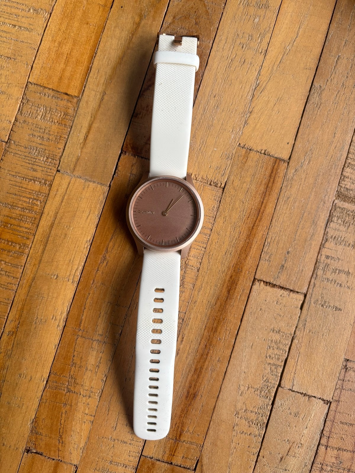 Garmin Vivomove Style Roségoud, Gebruikt, Wit, Ophalen of Verzenden, Waterdicht