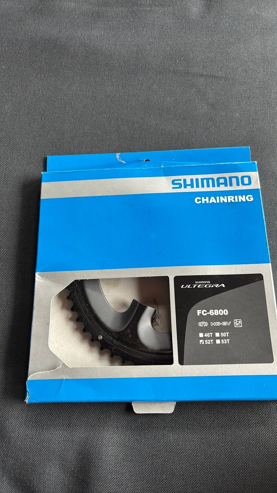 Ongebruikt en nieuw Shimano FC 6800 Ultegra 52T casette, Nieuw, Racefiets, Ophalen of Verzenden, Derailleur of Ketting
