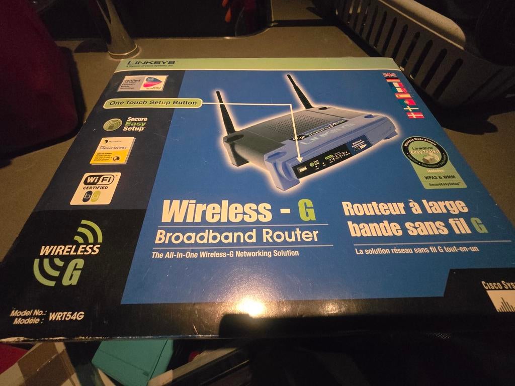 Linksys Wireless-G Broadband Router WRT54G, Ophalen of Verzenden, Nieuw, Router, Linksys