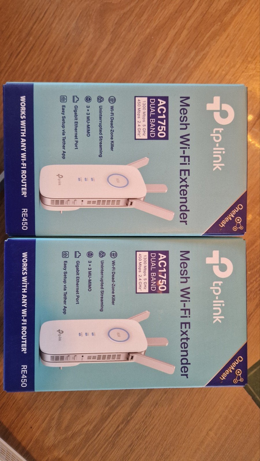 TP-Link AC1750 Mesh Wi-Fi Extender (RE450) - ZGAN, Computers en Software, Ophalen of Verzenden, Zo goed als nieuw, Router, TP-Link
