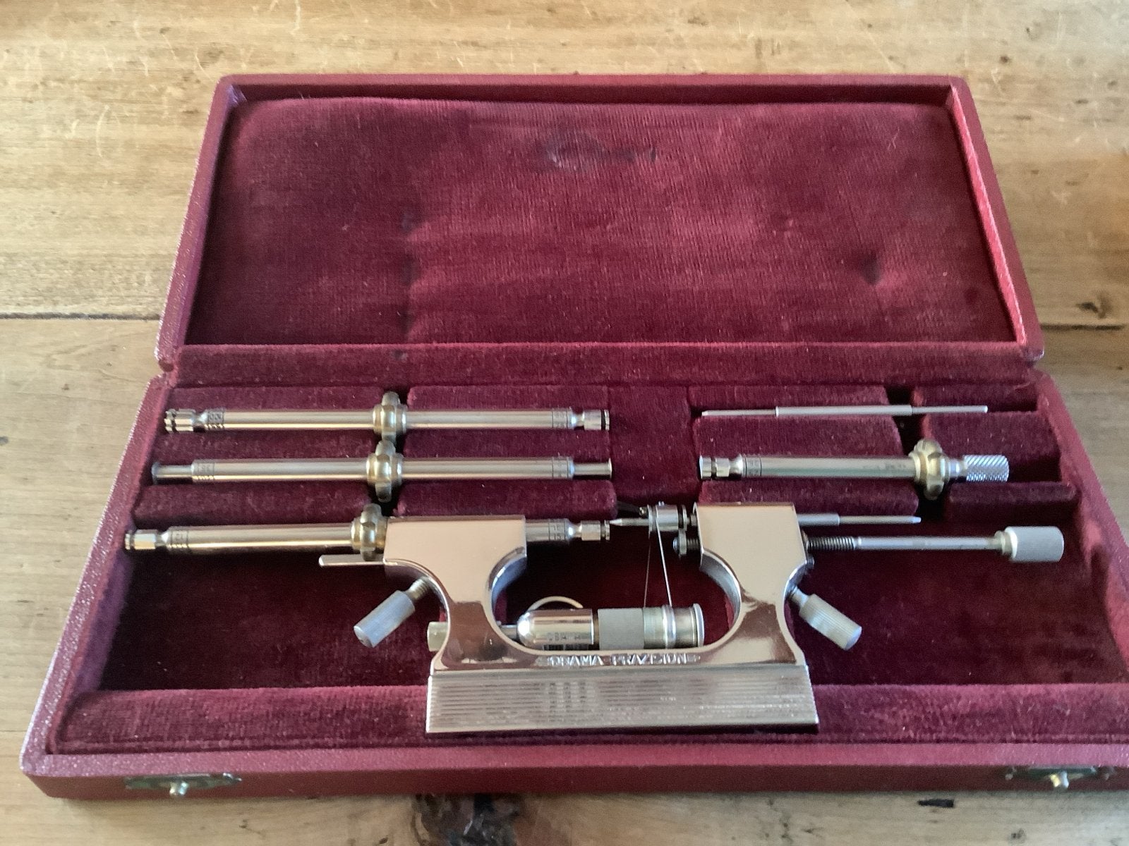 Vintage Horlogemakers Gereedschap Set in Luxe Koffer, Antiek en Kunst, Ophalen of Verzenden