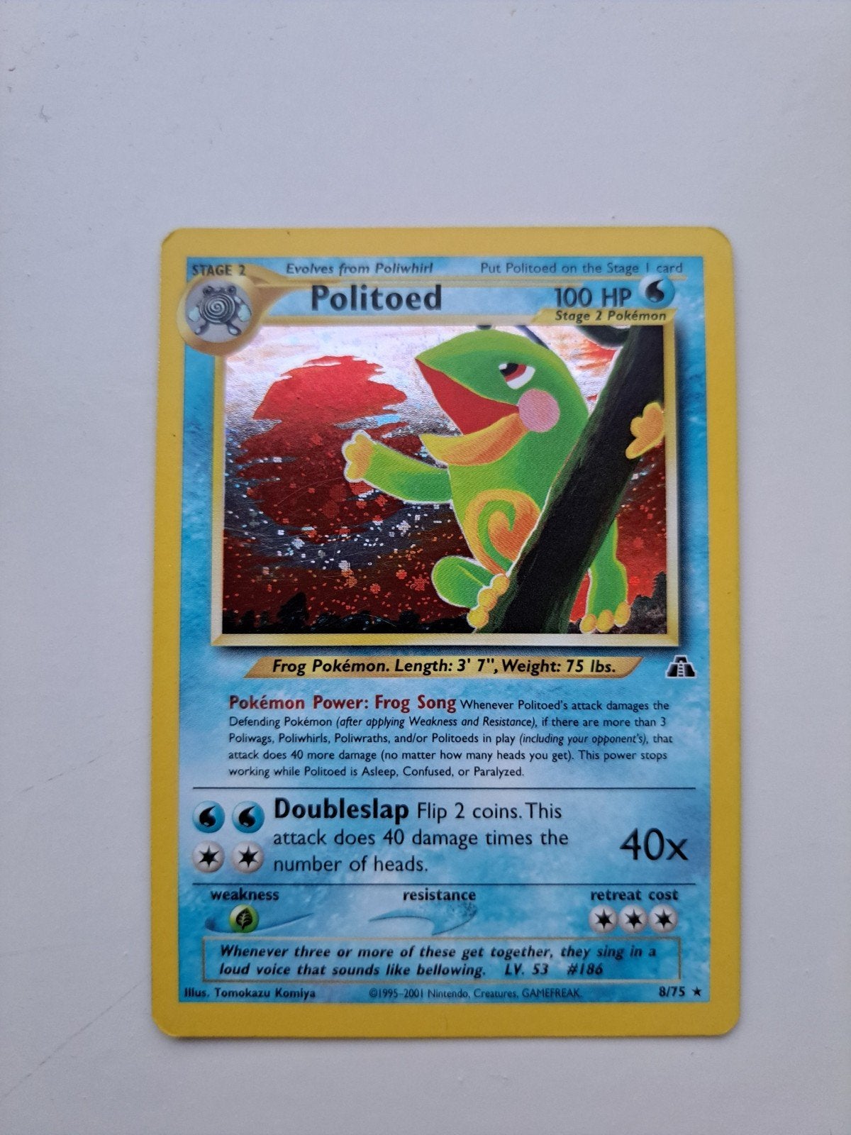 Politoed Holo - Pokémon Kaart, Ophalen of Verzenden