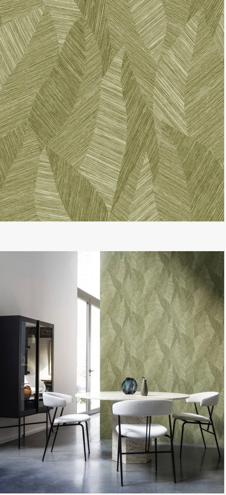 1 rol behang Arte: Essentials Tangram Bounty Olive, Huis en Inrichting, Ophalen of Verzenden, Groen