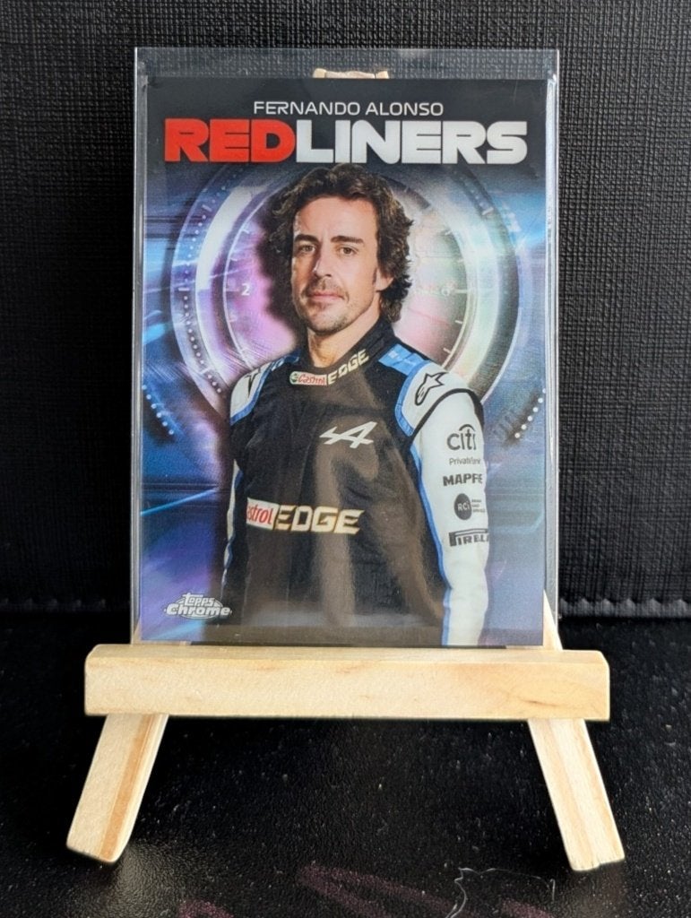 Topps Fernando Alonso red liners, Verzamelen, Ophalen of Verzenden, Nieuw, Formule 1
