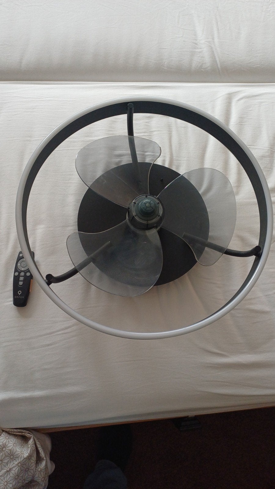 Qazqa Plafondlamp met ventilator en afstandsbediening, Ophalen, Qazqa, Zwart, Zo goed als nieuw