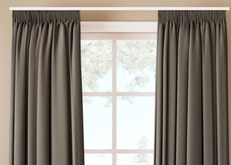 Lichtdoorlatende en verduisterende gordijnen voor woonkamer, Ophalen, Beige, Nieuw, Lichtdoorlatend