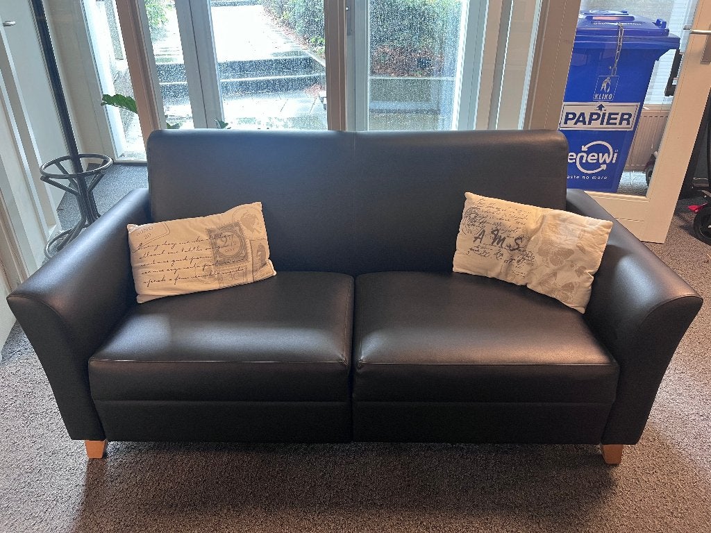 bank, Huis en Inrichting, Banken | Bankstellen, Ophalen, Gebruikt, 150 tot 200 cm, Tweepersoons