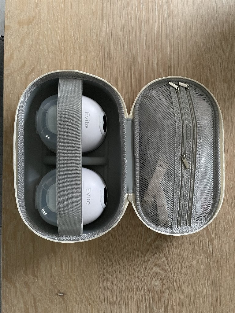 Evite draadloze duo borstkolf Maxi met Tas + bewaarzakjes, Ophalen, Inclusief tas, Borstkolf, Zo goed als nieuw