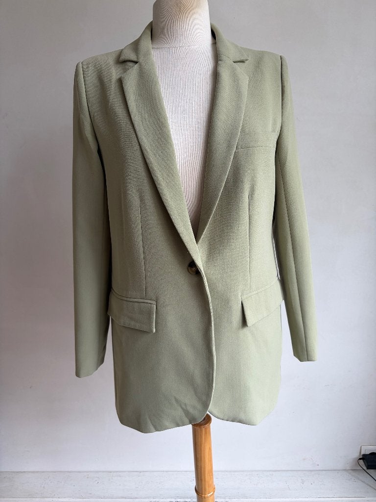 object blazer mintgroen maat 38, Maat 38/40 (M), Verzenden, Object, Zo goed als nieuw