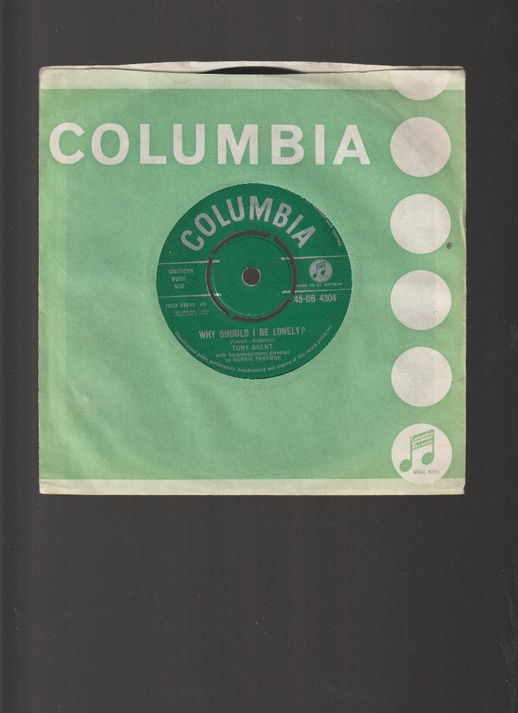 TONY BRENT  --  WHY  SHOULD  I  BE  LUCKY ?, Verzenden, 7 inch, Single, Pop